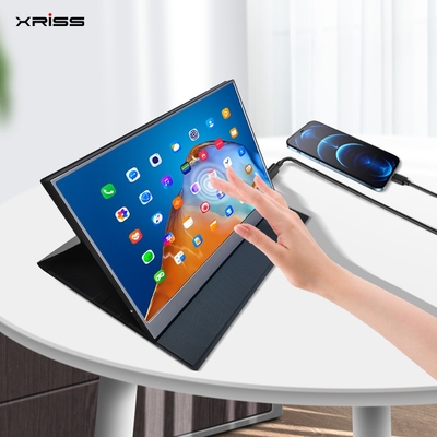 Sprzedaż hurtowa 15,6-calowy przenośny monitor FHD 4K Touch bez dotyku Monitor przenośny z portem HDMI typu c