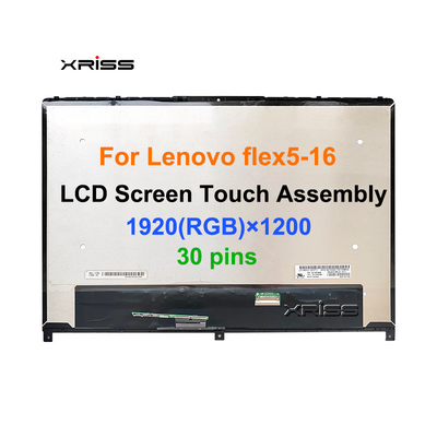 16.0 cali Ekran dotykowy dla Lenovo IdeaPad Flex 5-16 Series Flex 5 16ALC7 16IAU7 Zgromadzenie wyświetlacza FHD 1920x1080