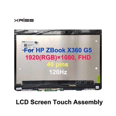 15.6 Zestaw ekranu dotykowego LCD LED dla HP ZBook Studio x360 G5 FHD 40 pinów